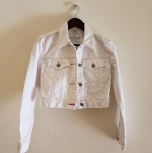 J Brand White Denim Jacket